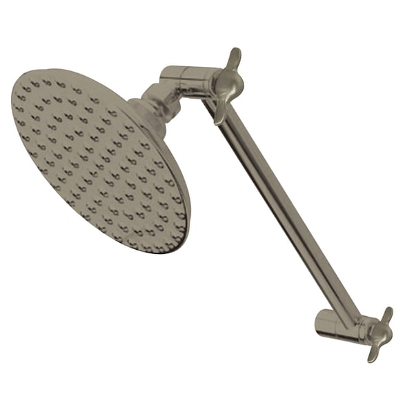 Shower Head, Brushed Nickel, Wall Mount